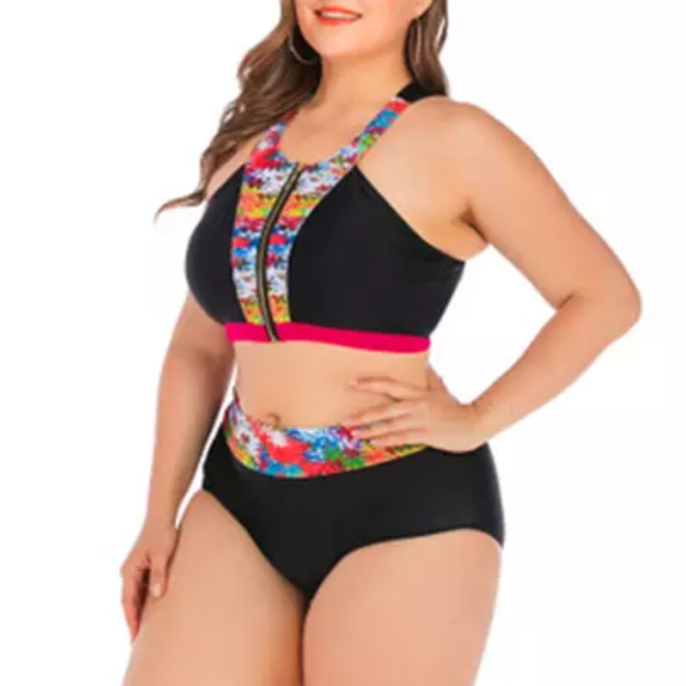 Womens Plus Size Swimsuit Swimwear Bikini Tankini Bathing Suit, Sz XL-XXXL